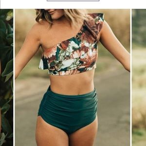 Super cute high waisted swimsuit